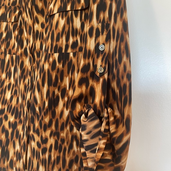 Anne Klein Sz.L animal print blouse - Picture 3 of 8